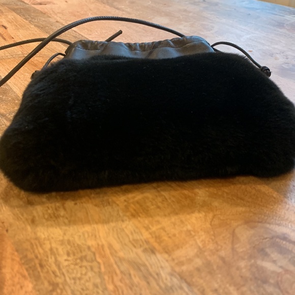 Alexander Wang Fur Trimmed Purse Pouch - Picture 8 of 8